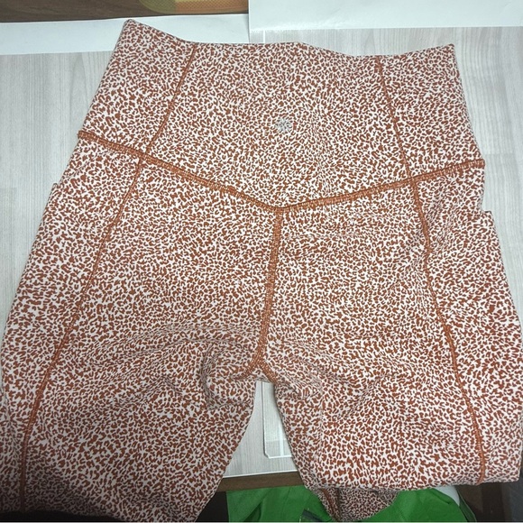 Athleta Brown and White High-Performance Leggings - Picture 2 of 4